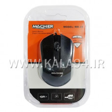 ماوس سیمی MACHER MR-19 / دارای 3 کلید / کلیدهای نرم و مقاوم با دقت بالا در ضرب مداوم / کیفیت عالی